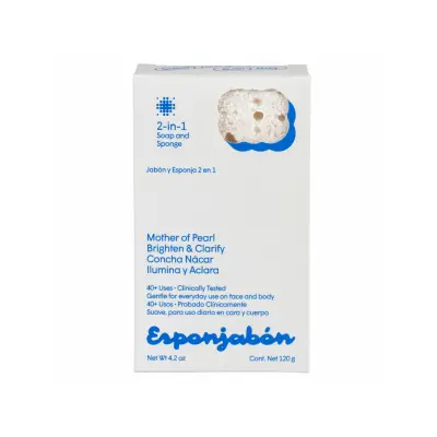 Esponjabon 2u1 sunđer i sapun sa bisernim prahom - 120g