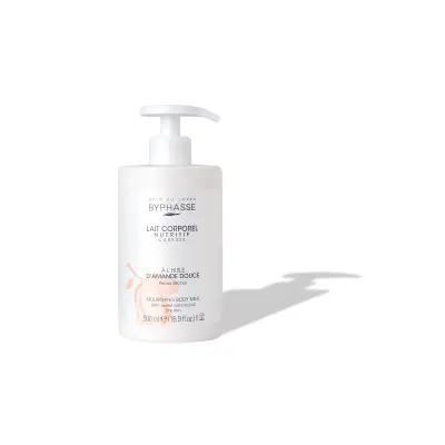 Byphasse mleko za telo sa bademovim uljem 500 ml (pumpica)