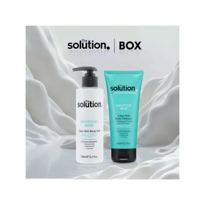 Salicylic Duo Care Box - The Solution gel za telo i gel za tuširanje sa salicilnom kiselinom