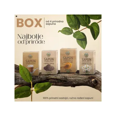 Alpino box - četiri prirodna sapuna