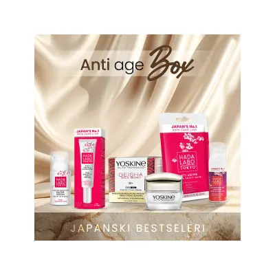 ANTI AGE BOX - JAPANSKI BESTSELERI - antirid, krema, serum, 3d mini hidrator, maska