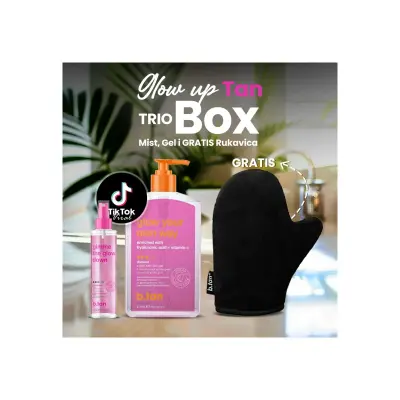 Glow Up Tan Trio BOX  – Mist, Gel i GRATIS Rukavica