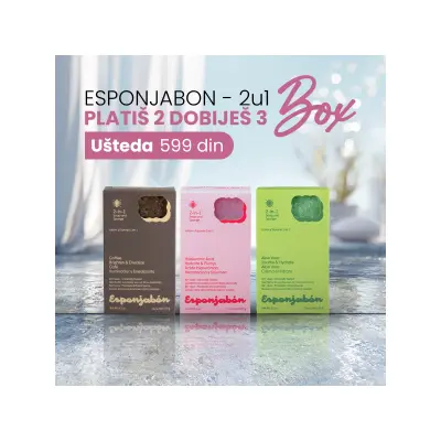 Esponjabon Trio Glow Box – PLATIŠ 2 DOBIJEŠ 3