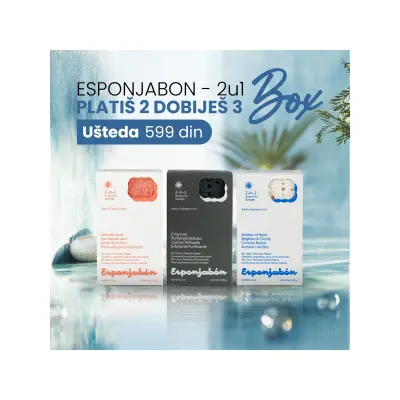 Esponjabon Detox & Glow Box – Esponjabon Trio Glow Box – PLATIŠ 2 DOBIJEŠ 3