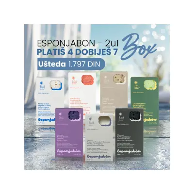 Esponjabon Glow & Refresh Box – PLATIŠ 4 DOBIJEŠ 7