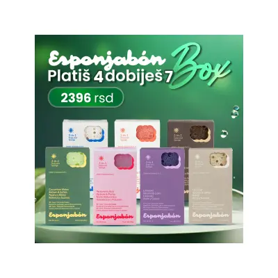 Esponjabon Everyday  Box - PLATIŠ 4 DOBIJEŠ 7