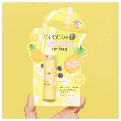 Bubble T tropski balzam za usne sa shea puterom i uljem jojobe