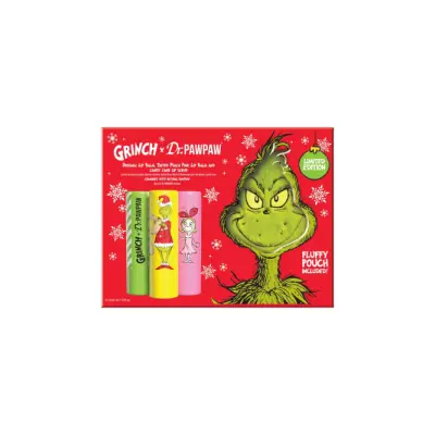 DPP x The Grinch Peach Pink, Candy Cane Lip Scrub & Original Balzam za usne - poklon set