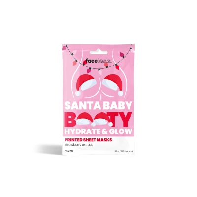 Face Facts Sheet Maska - Santa Baby (Strawberry) Booty Mask