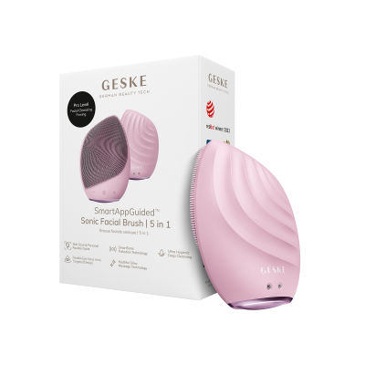 Geske sonična četka za lice | 5 u 1 - pink