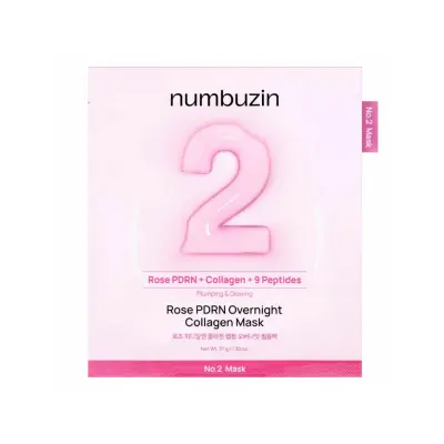 Numbuzin No.2 Rose PDRN Overnight Collagen Maska