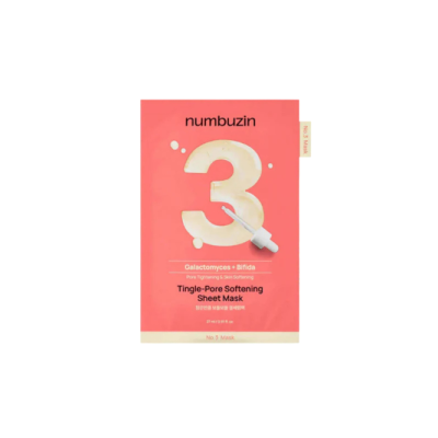 Numbuzin No.3 Tingle Pore Softening Sheet Maska za lice 27g