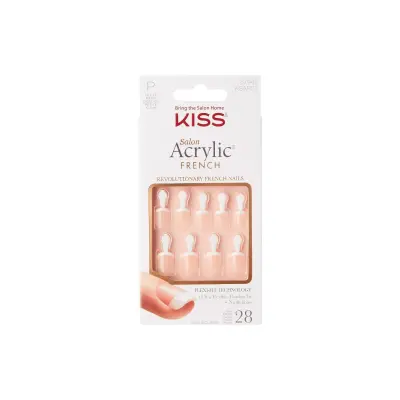 Kiss Salon Acrylic FN Kit  veštački nokti - Petite - French Nails