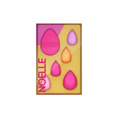 Noelle make up set puff & cream