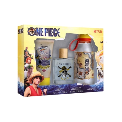 Netflix One Piece poklon set edt 100 ml + gel za tuširanje 150 ml + flašica za vodu