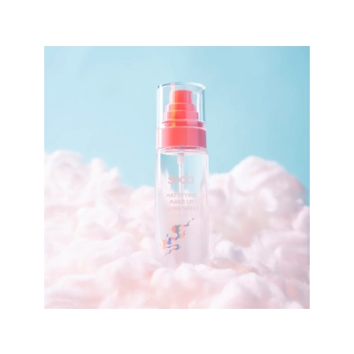 soda make up MATTE MAKE UP FIXING SPRAY #fixit
