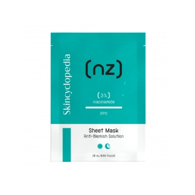 Skincyclopedia sheet maska – 3% niacinamid & cink