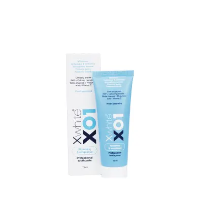 XWhite XO1 Profesionalna pasta za zube — izbeljivanje i protiv zubnog plaka 75ml