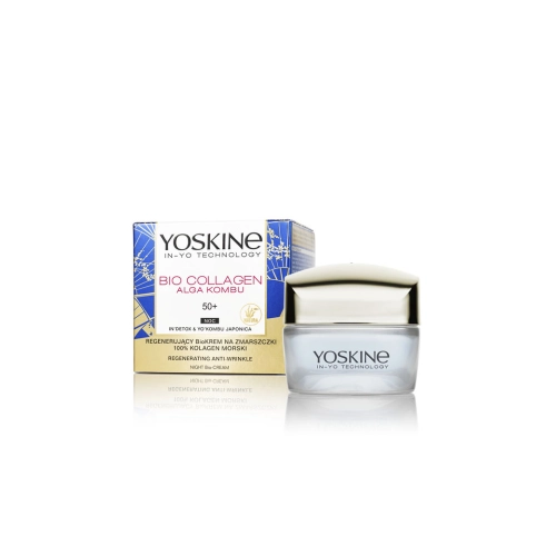 Yoskine Bio Collagen noćna krema za lice 50+, 50 ml