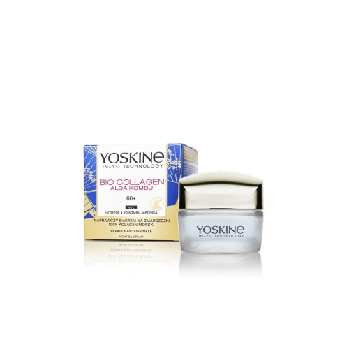 Yoskine Bio Collagen noćna krema za lice 60+, 50 ml
