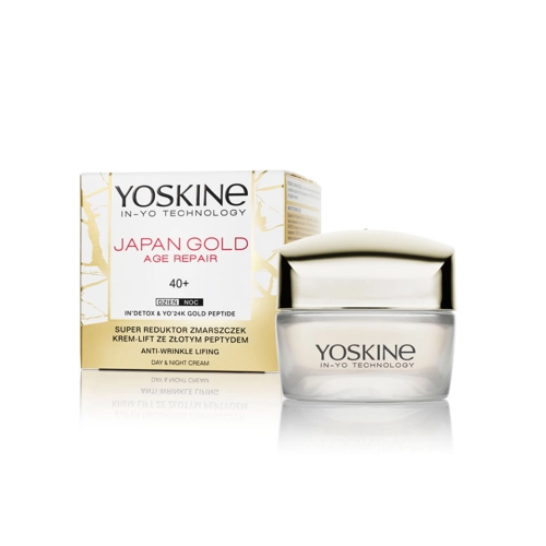 Yoskine Japan Gold dnevna i noćna krema za lice 40+, 50 ml