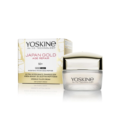 Yoskine Japan Gold dnevna i noćna krema za lice 50+, 50 ml