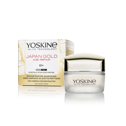 Yoskine Japan Gold dnevna i noćna krema za lice 60+, 50 ml